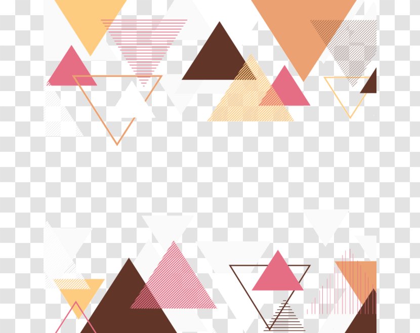 Triangle Texture Mapping Clip Art - Rectangle - Decorative Transparent PNG