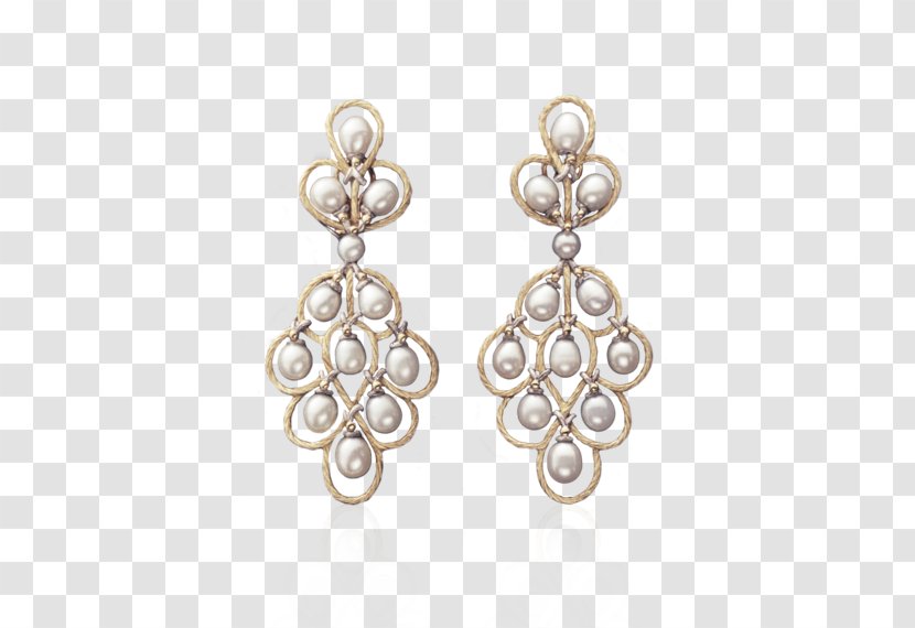 Earring Jewellery Buccellati Pearl Parure - Necklace Transparent PNG