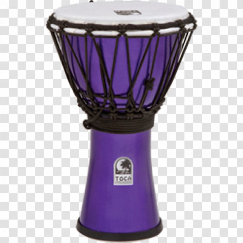 Djembe Drum Musical Instruments Metallic Color Percussion - Cartoon Transparent PNG