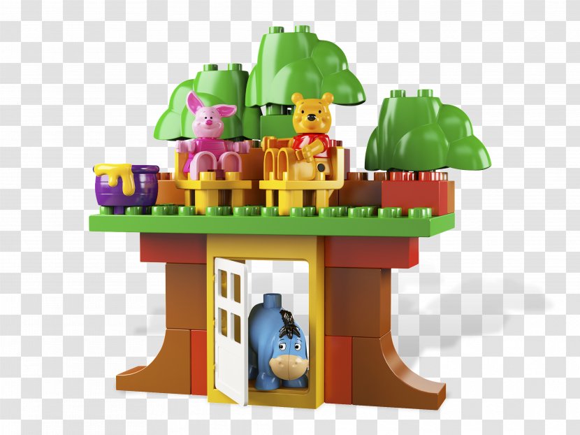 Winnie-the-Pooh Piglet Eeyore Hundred Acre Wood Lego Duplo - Vector Transparent PNG