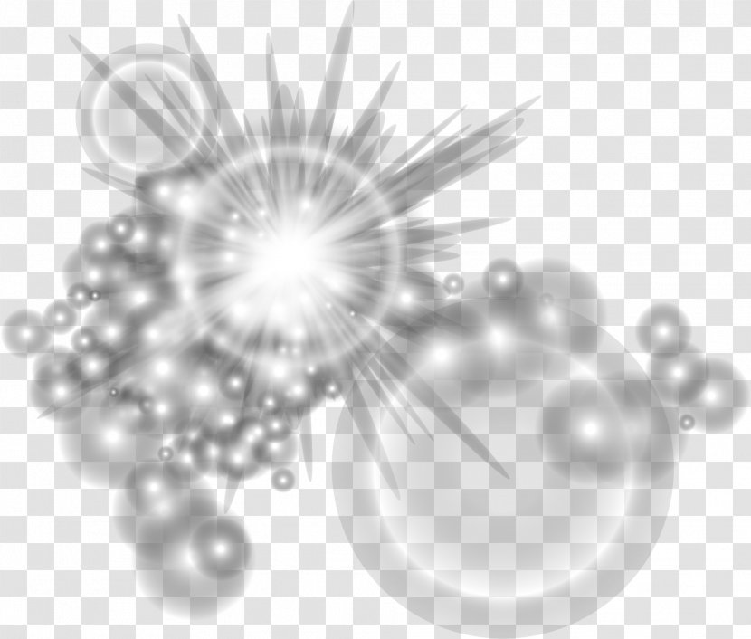 Pearl Black And White Material Wallpaper - Halo Light Effect Transparent PNG