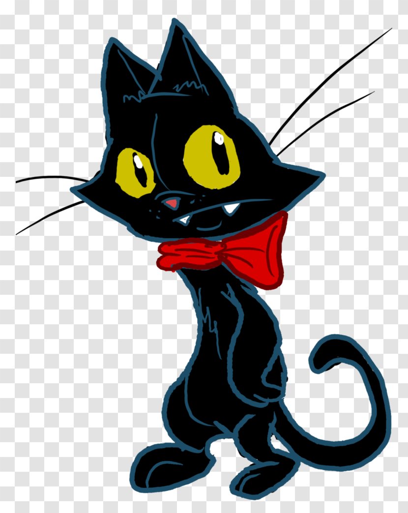 Domestic Short-haired Cat Kitten Whiskers Mammal - Fictional Character - Creative Transparent PNG