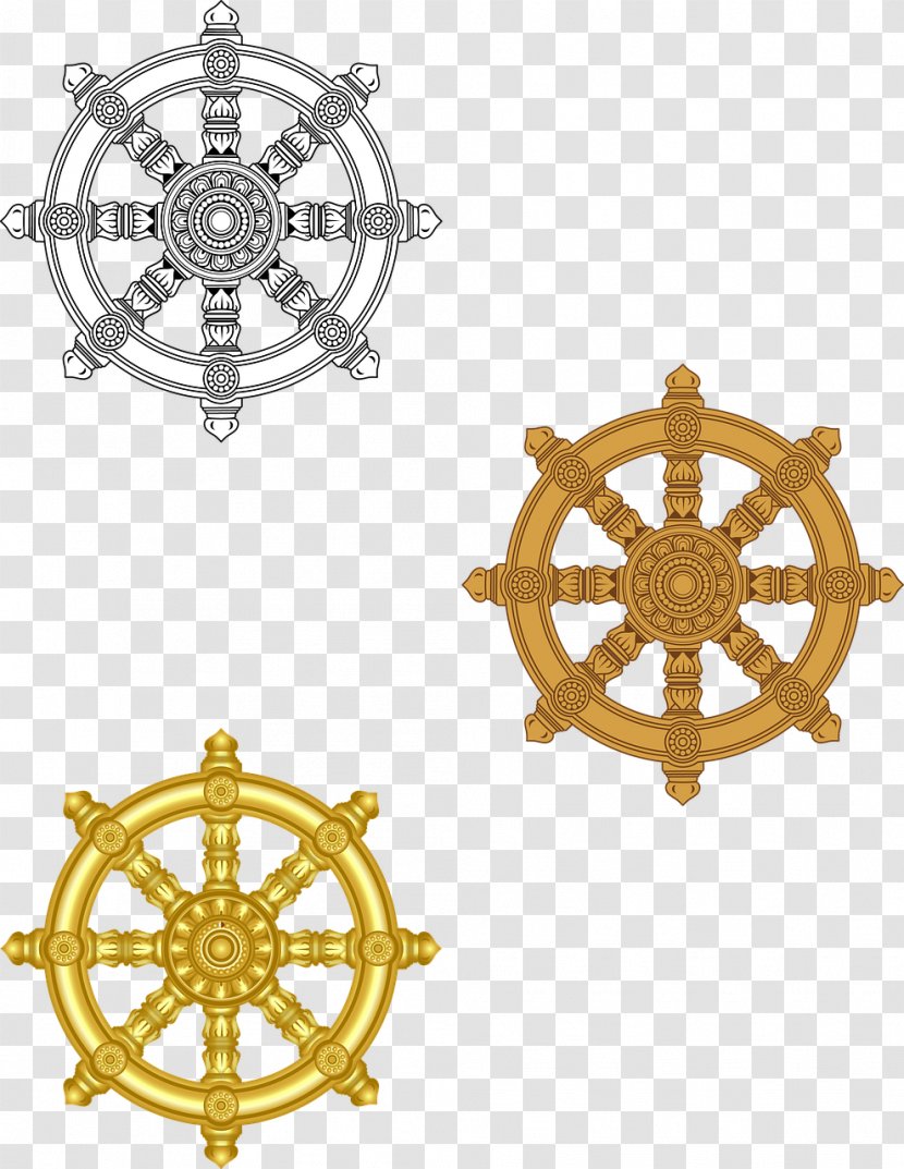 Dharmachakra Buddhism Vector Graphics Clip Art - Body Jewelry Transparent PNG