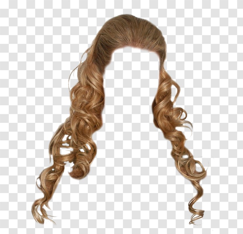 Wig Hair Blond - Long Transparent PNG