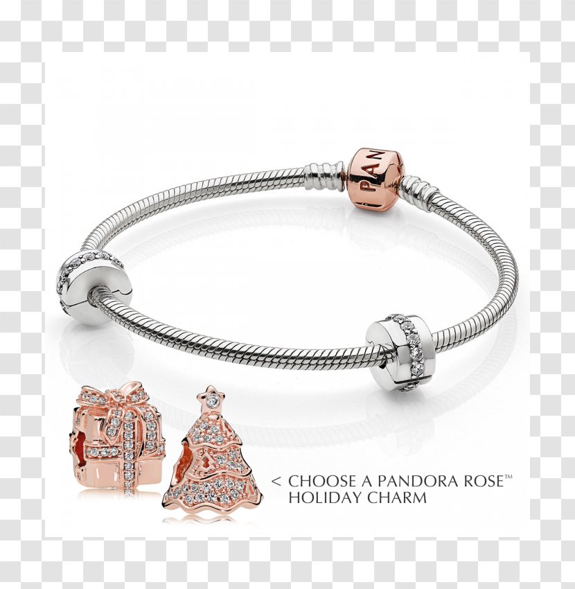 Pandora Cubic Zirconia Charm Bracelet Jewellery Transparent PNG