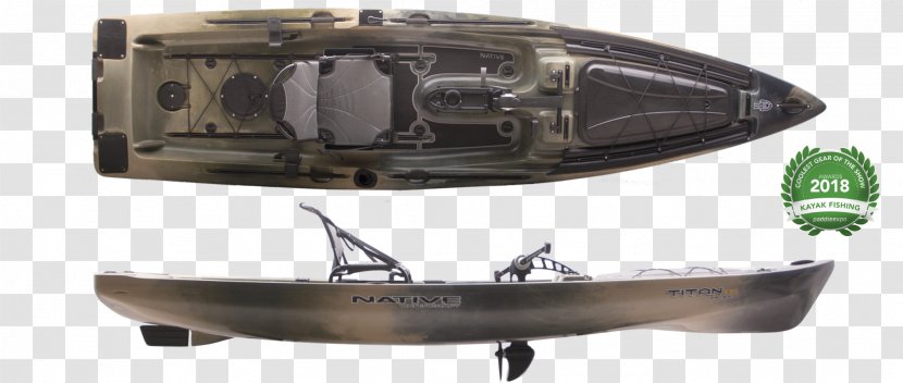 Kayak Fishing Bass Boat - Canoeing Transparent PNG