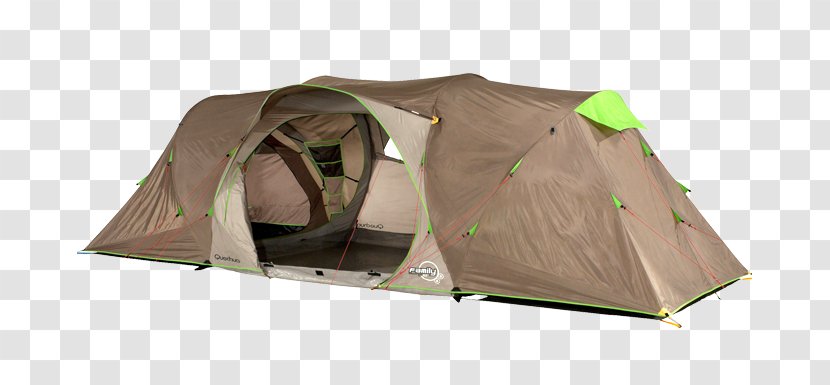 Quechua Air Seconds Family 4.2 XL Fresh&Black Tent 2 4.1 - Sleeping Mats - Decathlon Transparent PNG