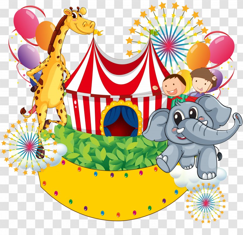 Circus Cartoon Royalty-free - Recreation Transparent PNG