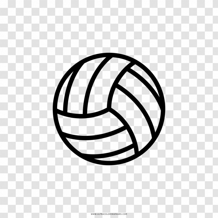 Beach Volleyball Sport Ball - Black And White Transparent PNG