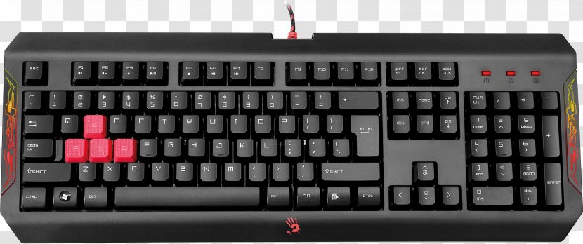 Computer Keyboard Mouse Laptop A4tech Bloody B120 - Gaming - Q Transparent PNG