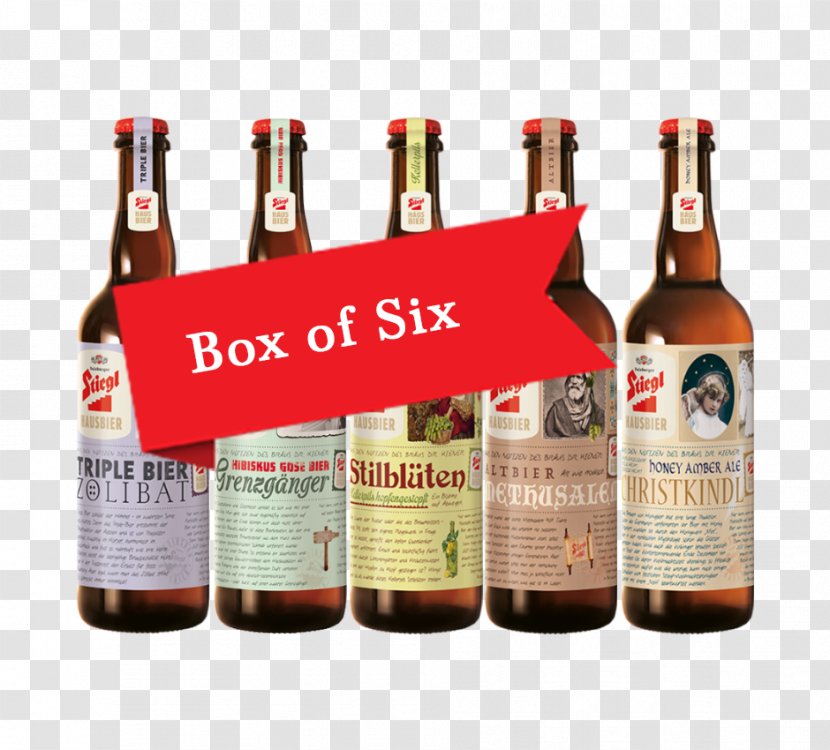 Beer Bottle Stiegl Pilsner Urquell Ale - Pack Transparent PNG