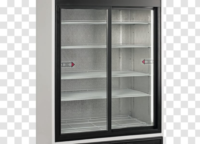Refrigerator Refrigeration Casselin Koelvitrine Wit Freezers Sliding Door Transparent PNG