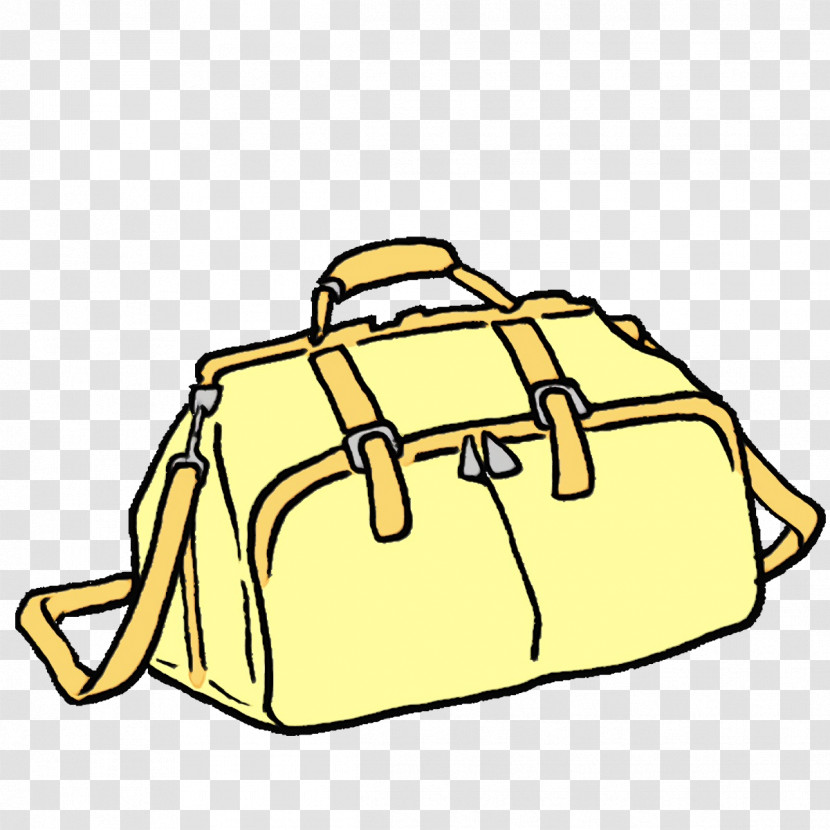 Messenger Bag Yellow Line Area Handbag Transparent PNG