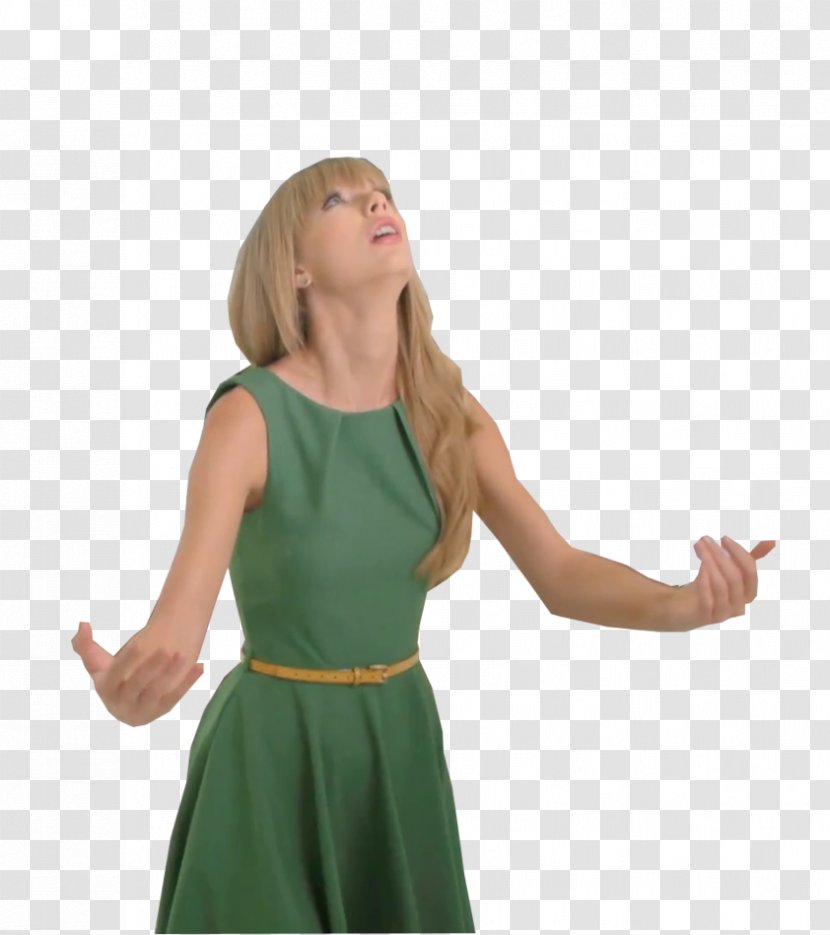 Clothing Shoulder Arm Sleeve Dress - Cartoon - Taylor Swift Transparent PNG