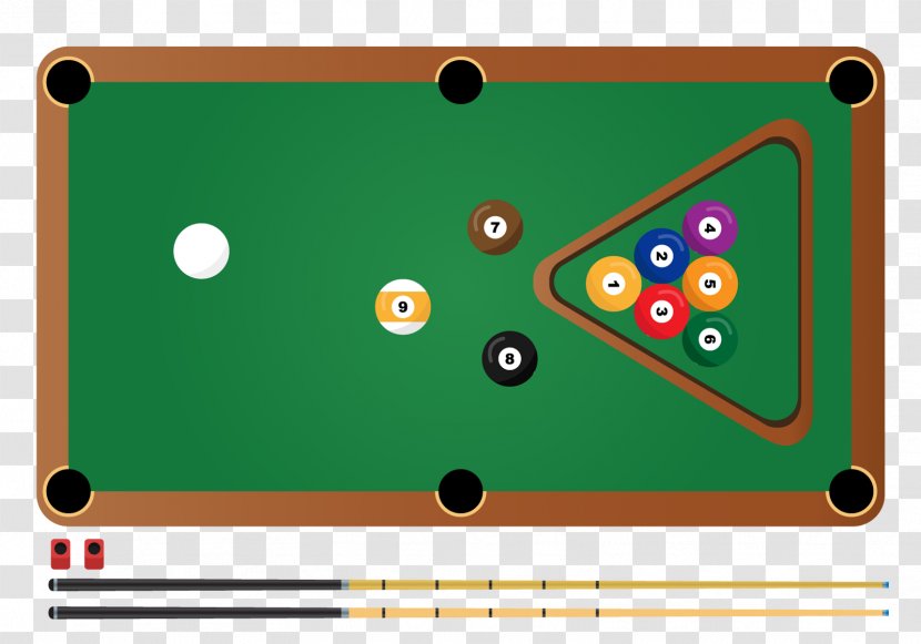 English Billiards Eight-ball Nine-ball Billiard Table - Eight Ball - Big Pool Game Transparent PNG