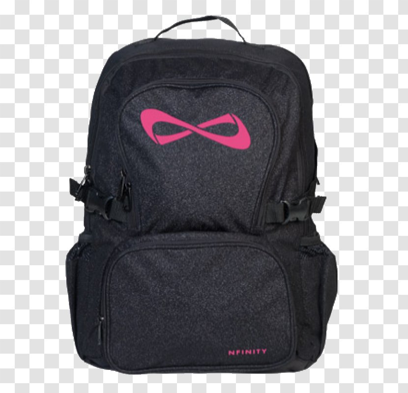 Nfinity Athletic Corporation Sparkle Backpack Cheerleading Bag - Black Transparent PNG