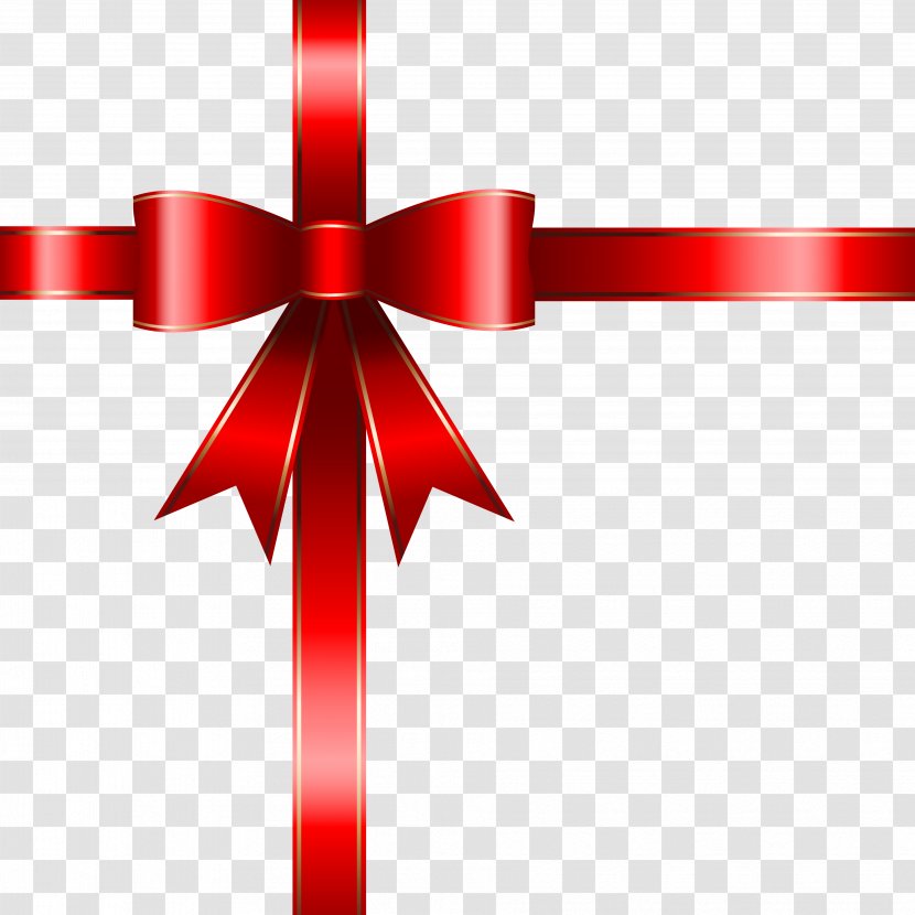 Ribbon Decorative Box Gift - Christmas - Bow Transparent PNG