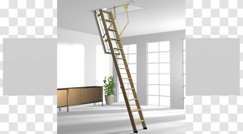Window Stairs Roof Attic Ladder - Completed Seal Transparent PNG