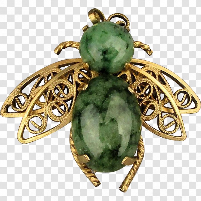 Emerald Body Jewellery Brooch Jade Transparent PNG