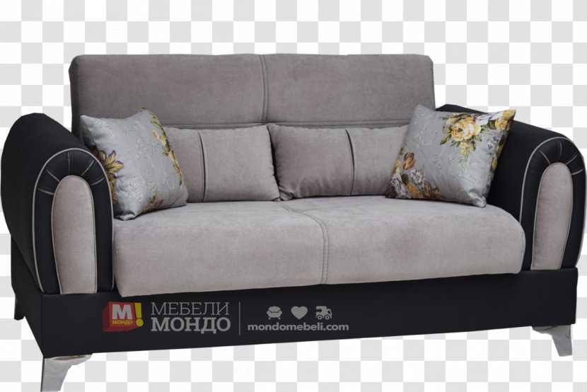 Loveseat Sofa Bed Couch - Studio - Siva Transparent PNG