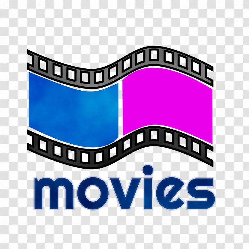 Cinema Logo - Drawing - Electric Blue Photographic Film Transparent PNG