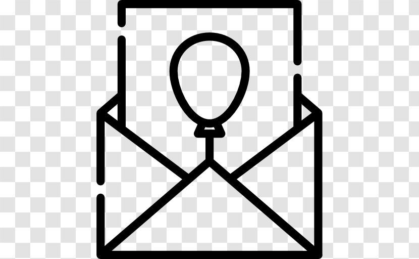 Invitation Envelope - Black And White - Symbol Transparent PNG