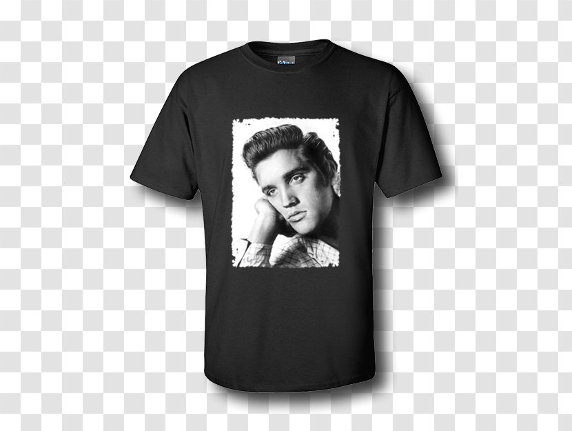 T-shirt United Kingdom Elvis Presley Clothing - Black - ELVIS Transparent PNG
