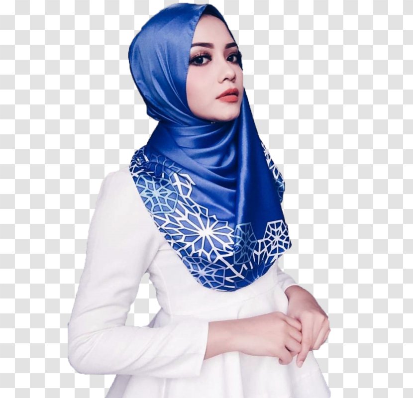 Satin Shawl Hijab BorongTudung.my Chiffon - Textile Transparent PNG