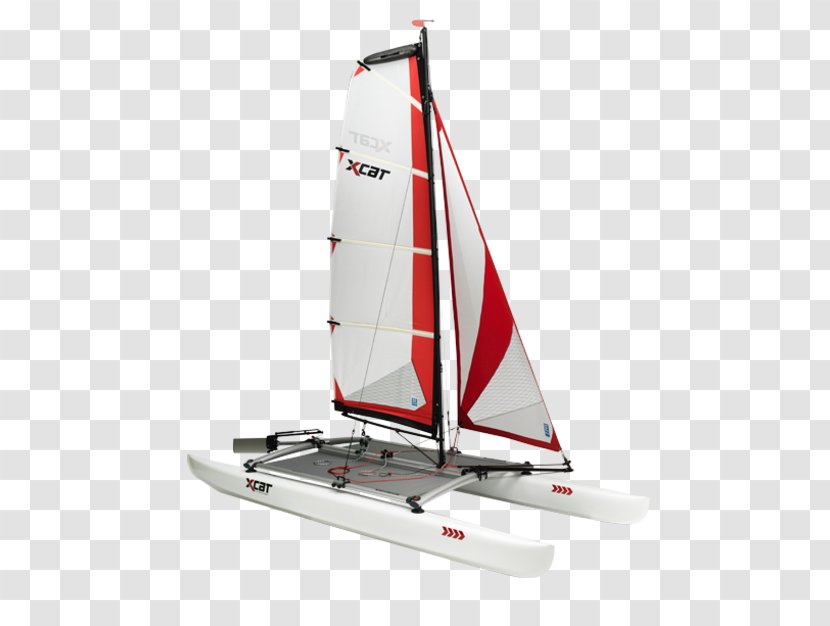 Sailing Catamaran Sailboat - Cat Ketch - Model Sailboats Transparent PNG