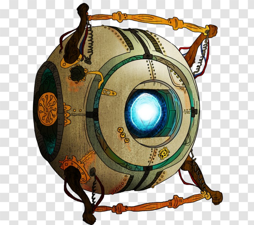 Portal 2 Chell Wheatley Steampunk - Skin Head Percussion Instrument Transparent PNG