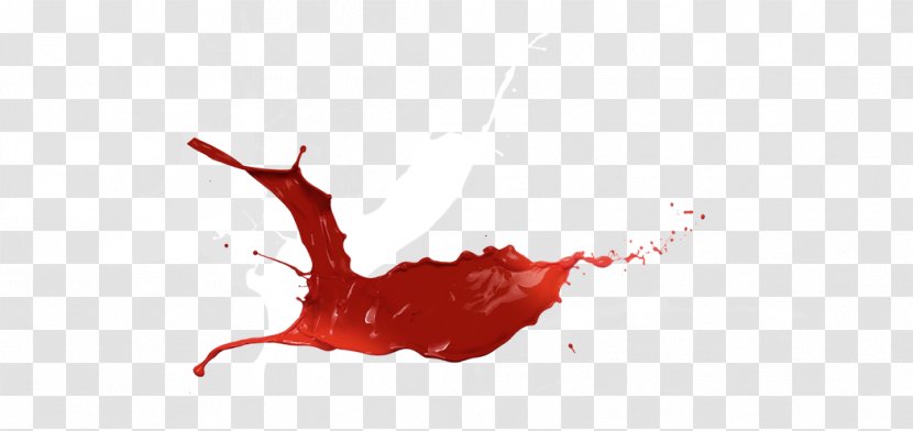 Desktop Wallpaper Blood Computer - Splash RED Transparent PNG