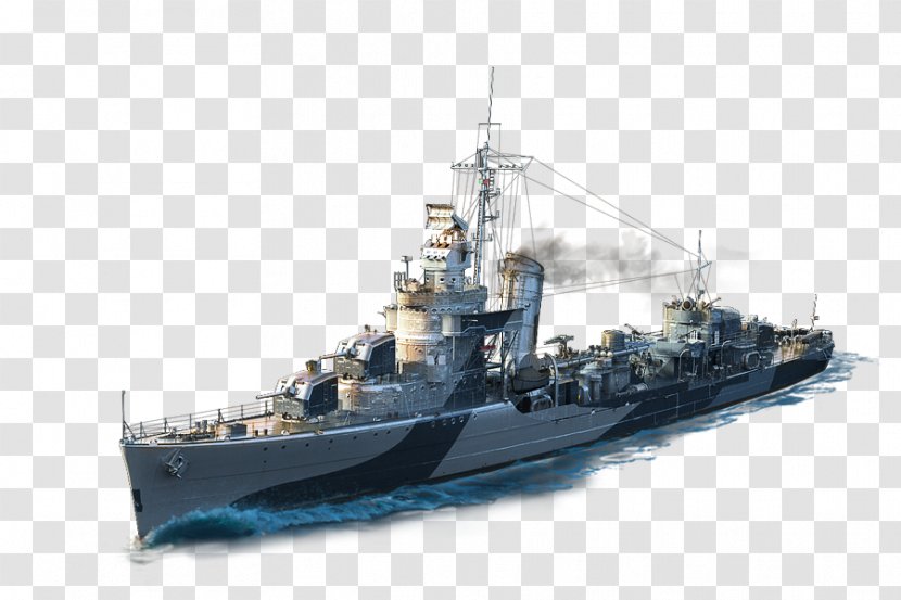 Guided Missile Destroyer World Of Warships HMS Belfast Battlecruiser Armored Cruiser - Ship Transparent PNG