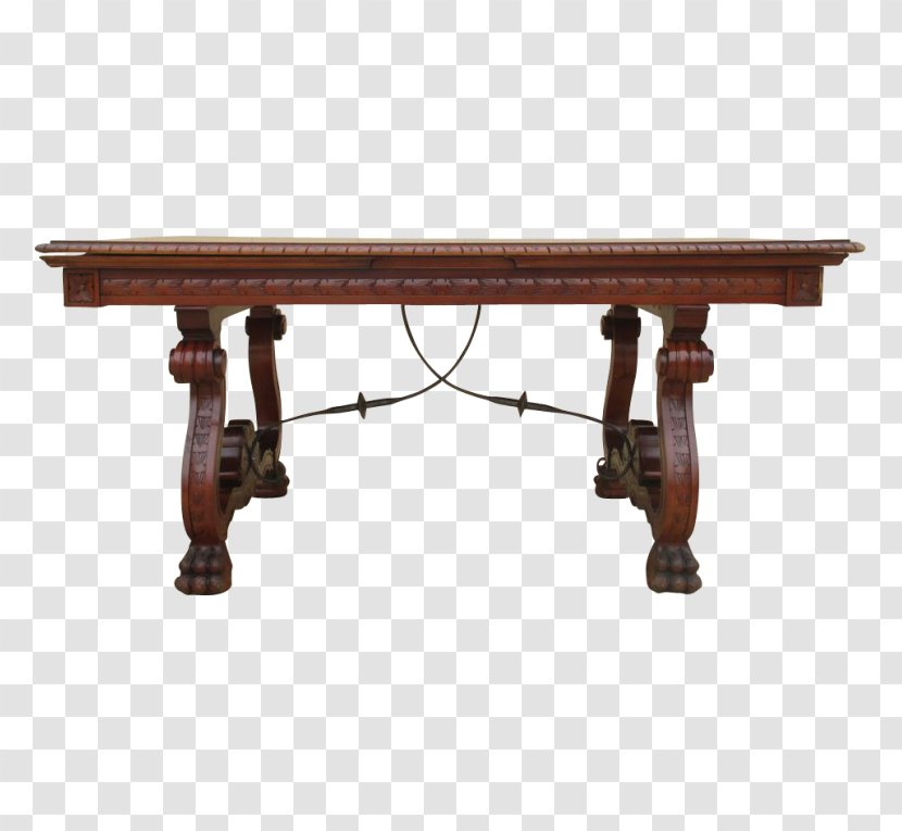 Table Antique Matbord Writing Desk Dining Room - Bench Transparent PNG