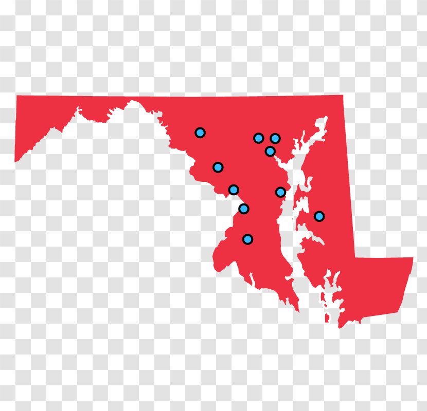 Maryland Map Stock Photography Transparent PNG