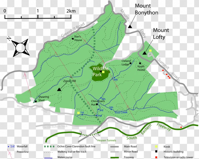 Mount Lofty Cleland Wildlife Park Adelaide City Centre Waterfall Gully Hills - Zoo - Vector Transparent PNG