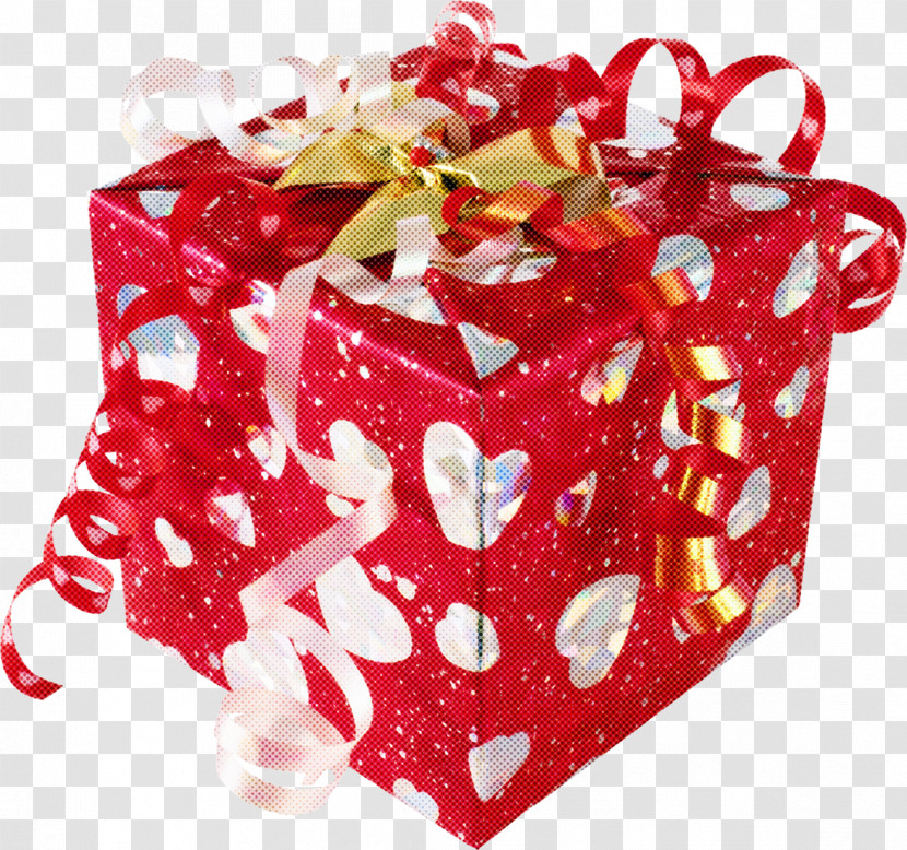 Present Red Gift Wrapping Party Favor Games Transparent PNG