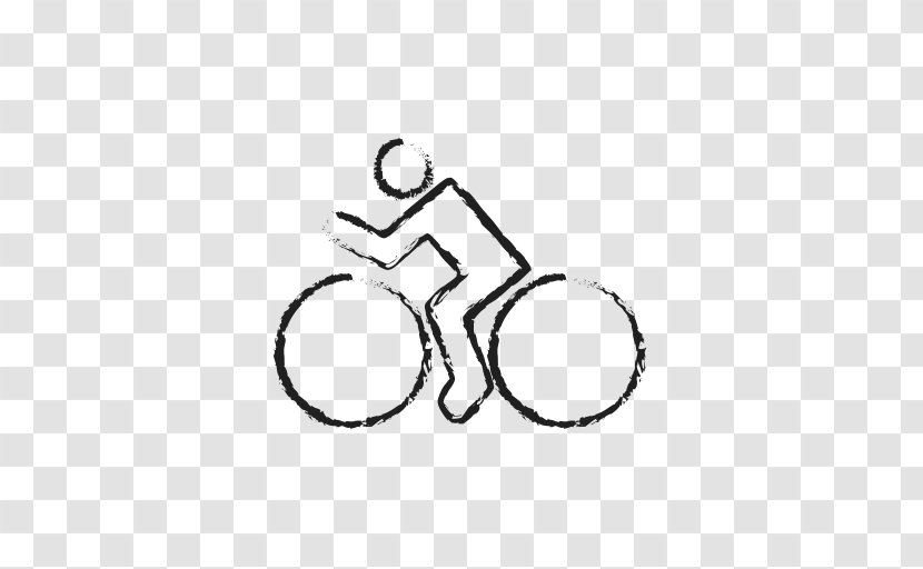 Cycling Bicycle Android - Black And White Transparent PNG