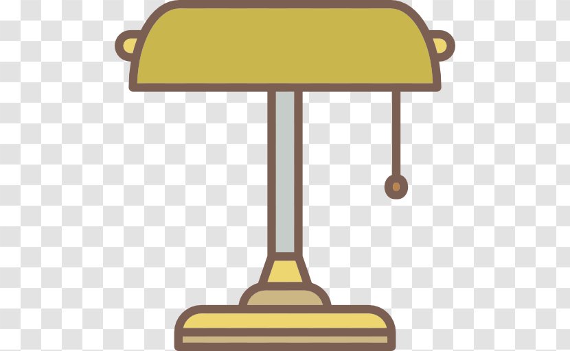 Table Light Lamp Icon - Rectangle - A Transparent PNG