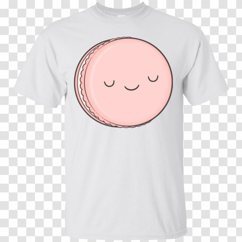 T-shirt Smiley Sleeve Macaron Font - Top Transparent PNG