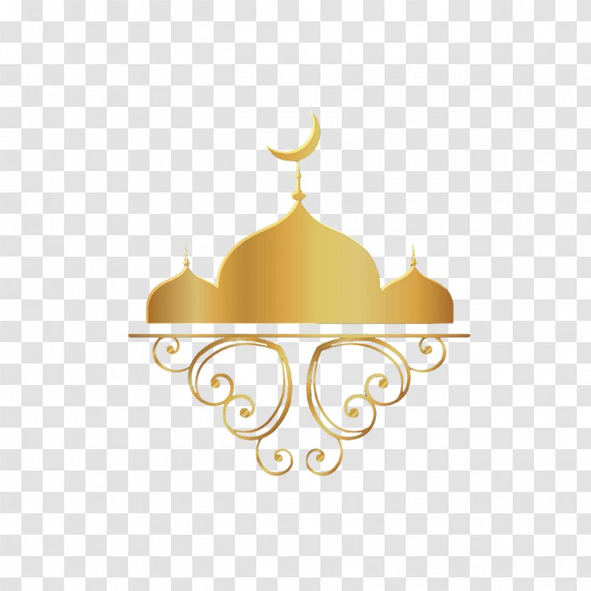 Eid Al-Adha Silhouette Vector Graphics Architecture - Brass - Ceiling Transparent PNG