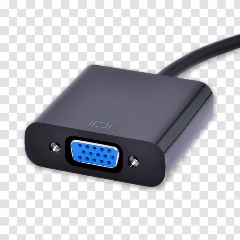 Laptop VGA Connector HDMI Adapter 1080p - Hardware Transparent PNG