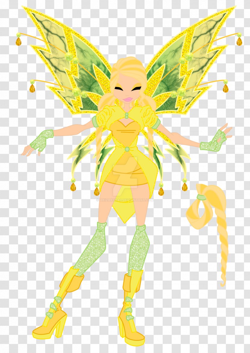 Insect Fairy Illustration Graphics Pollinator - Yellow Transparent PNG