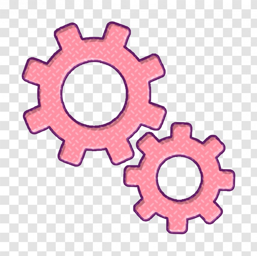 Icon Two Settings Cogwheels Cog - Technical Service - Hardware Accessory Auto Part Transparent PNG
