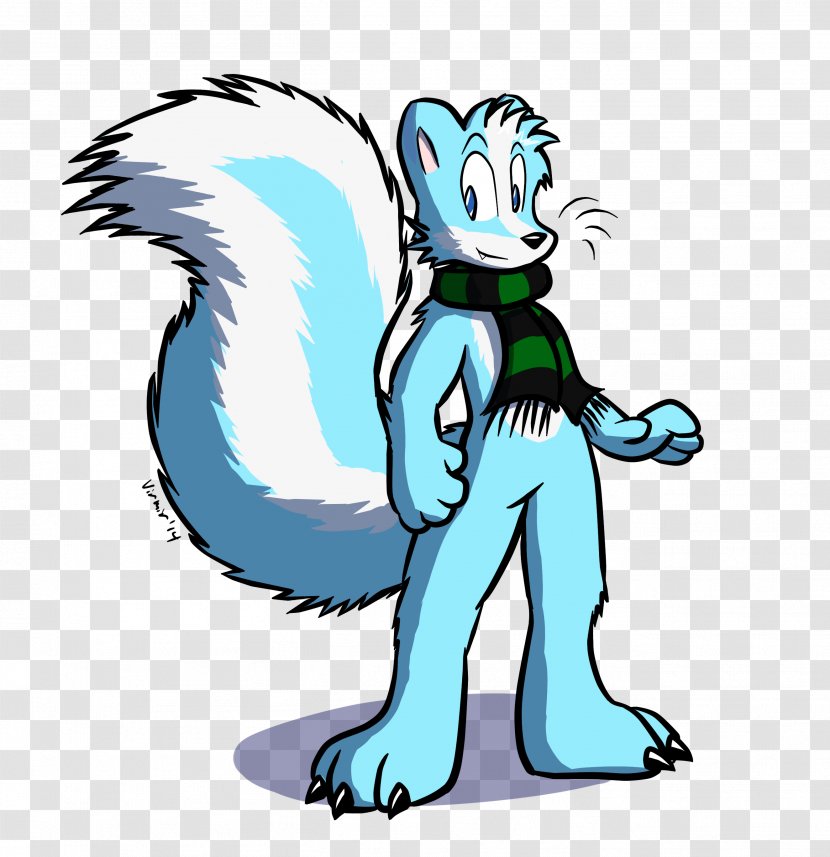 Cartoon Drawing - Work Of Art - Skunk Transparent PNG