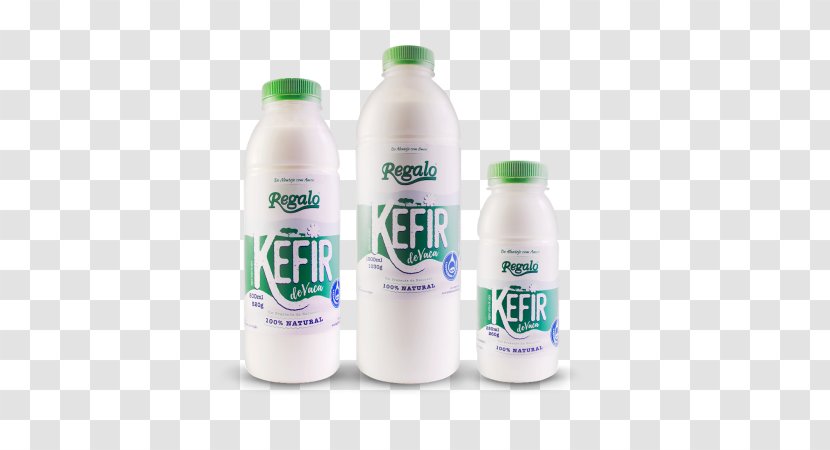 Kefir Milk Plastic Bottle Packaging And Labeling - Label Transparent PNG