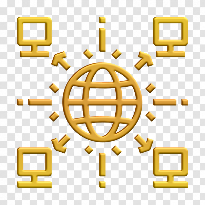 Central Icon Decentralized Icon Cryptocurrency Icon Transparent PNG