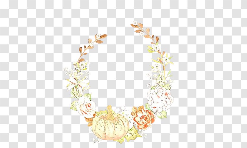 Floral Plant - Design - Flower Necklace Transparent PNG