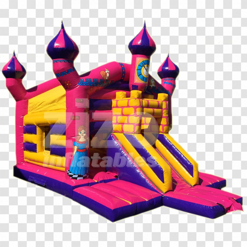 Inflatable Bouncers Renting Joxx Playground Slide - Kinderfeest - Castle Princess Transparent PNG