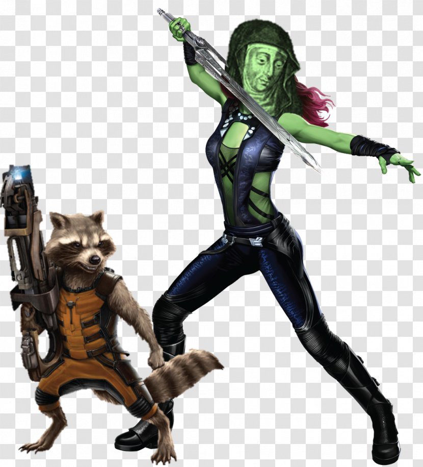 Rocket Raccoon Drax The Destroyer Gamora Star-Lord Mantis - Marvel Comics Transparent PNG