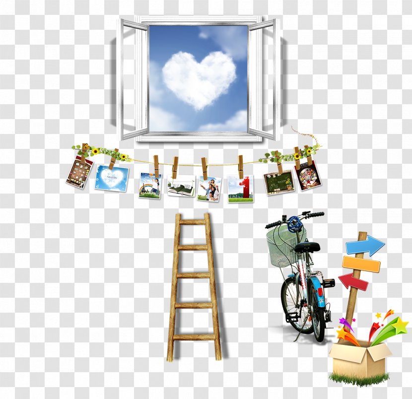 Window Heart Icon - Ladder Transparent PNG